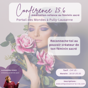Conférence 25 juin 2024 présentiel & replay